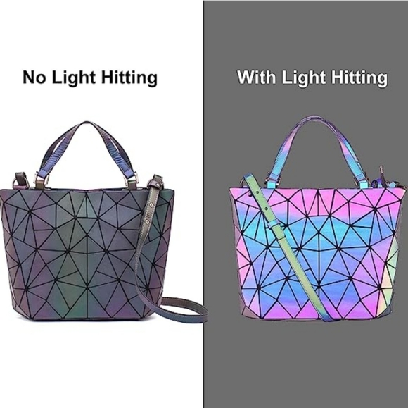 lovevook Handbags - Lovevook geometric luminous purse